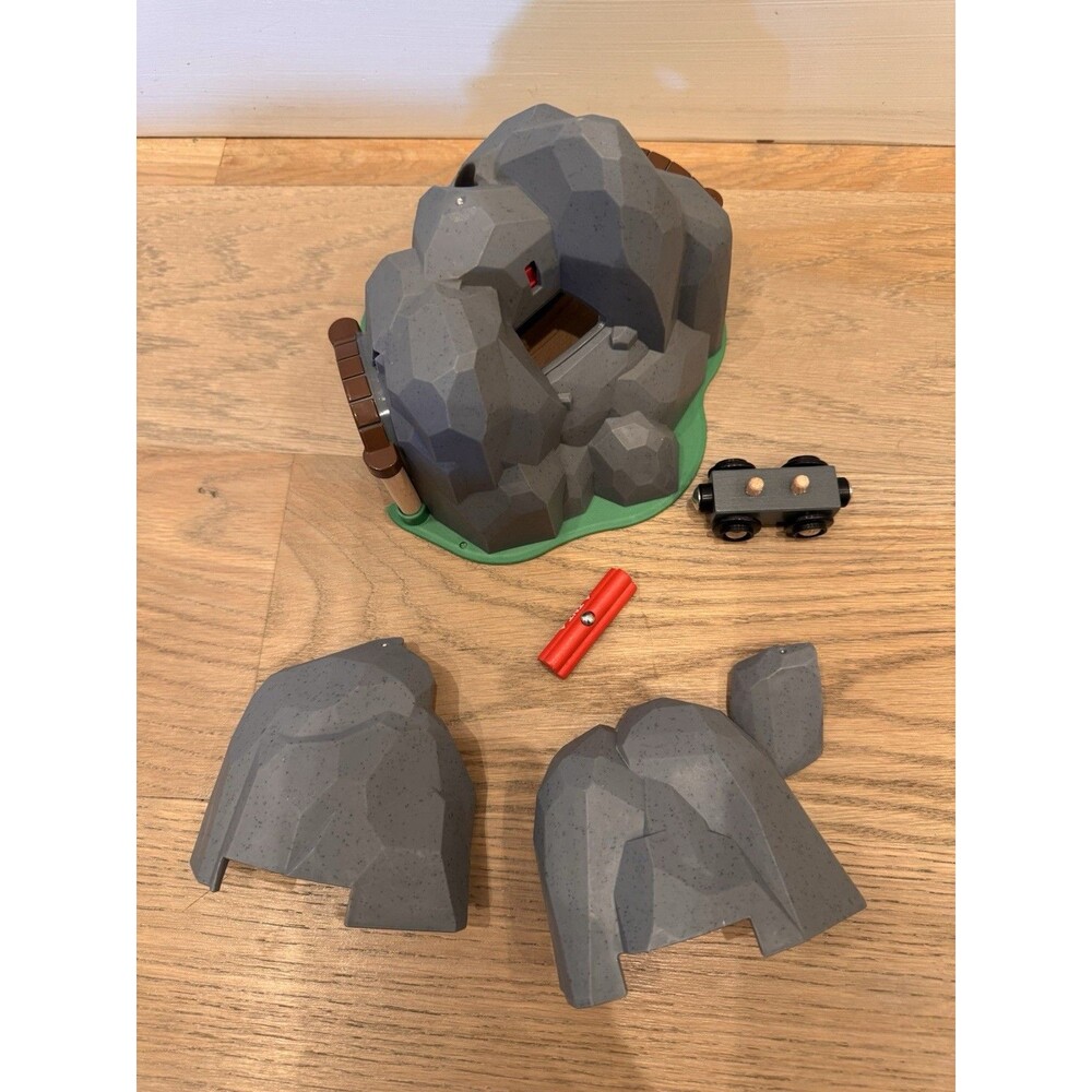 Brio World 36044 Exploding Tunnel Toy Train Set With Tnt For Kids 3 Years+